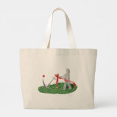 Dein innerer Halt Stoffbeutel Grote Tote Bag (Achterkant)