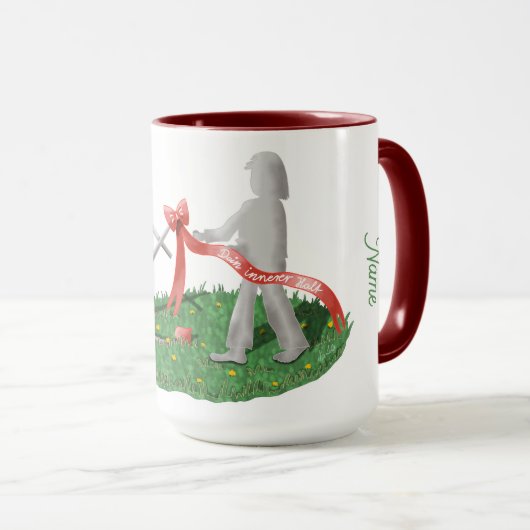 Dein innerer Halt Tasse Becher Mok (Voorkant rechts)