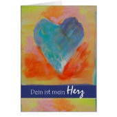 Dein ist mein Herz, jij bent mijn hart, Duitse lie (Voorkant)