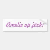 "Dein Kind" op jöck! Bumpersticker (Voorkant)