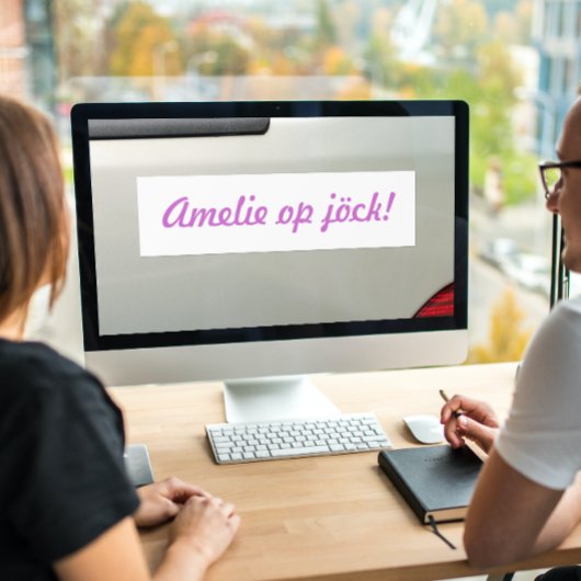 "Dein Kind" op jöck! Bumpersticker