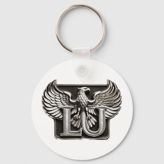 Dein Name ist Lu und hier ist dein Adler Design Sleutelhanger (Voorkant)