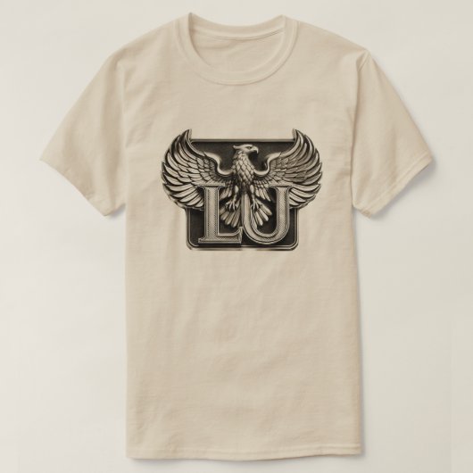 Dein Name ist Lu und hier ist dein Adler Design T-shirt (Design voorkant)