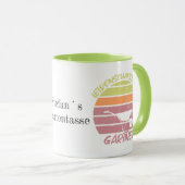 dein Name personalisierbares Design Gärtner Mok (Voorkant rechts)