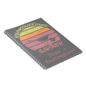 dein Name personalisierbares Design Gärtner Notitieboek (Rechterzijde)