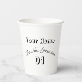 "Dein Name" - The New Generation 01 -  Papieren Bekers