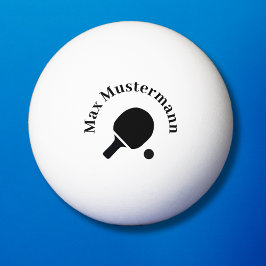Dein Name Tischtennisball Pingpongbal