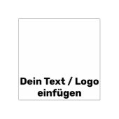 DEIN TEXT / LOGO Business custom Rubber Stamp  Rubberstempel (Afrduk)