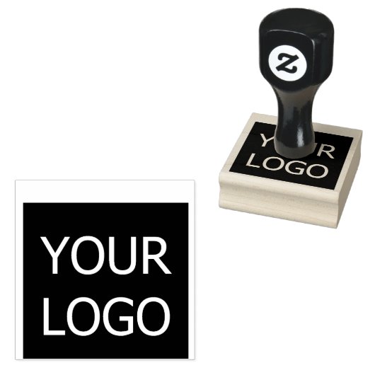 DEIN TEXT / LOGO Custom Business Rubber Stamp  Rubberstempel (Gestempeld)