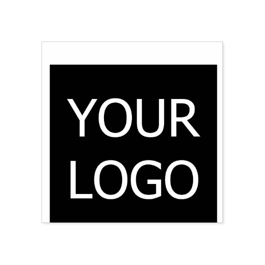 DEIN TEXT / LOGO Custom Business Rubber Stamp Rubberstempel (Afrduk)