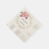 Deine Personalisierte Hochzeits-Serviette Servet (Hoek)