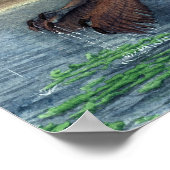 Deinocheirus en Gallimimus Print (Hoek)