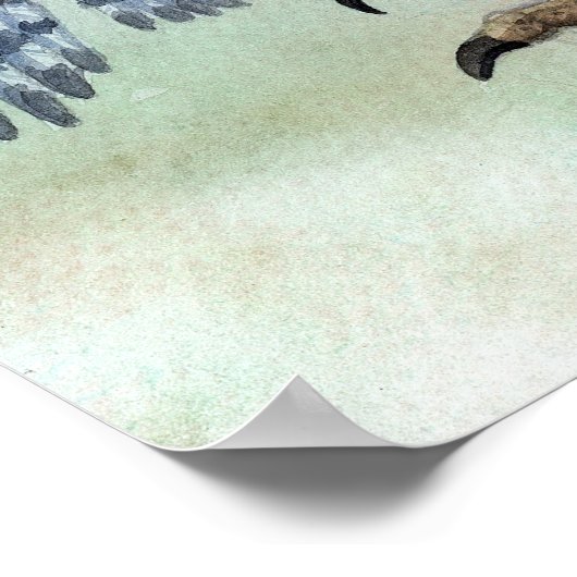 Deinonychus Print (Hoek)