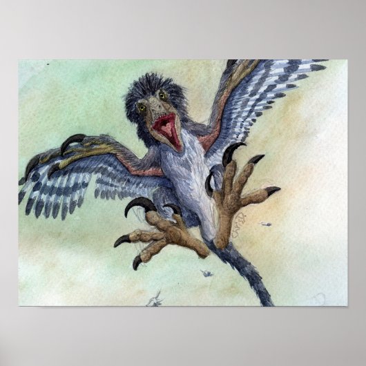 Deinonychus Print (Voorkant)