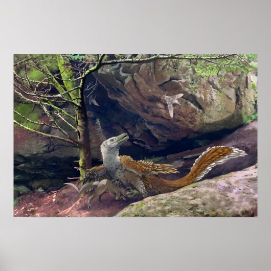 Deinonychus Prooi Beperking Redux Print (Voorkant)