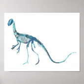 deinonychus skeleton poster (Voorkant)