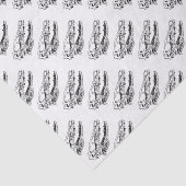 Deinonychus Tissuepapier (Detail)