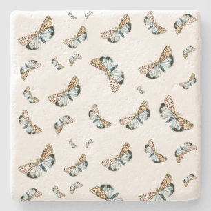 Deiopeia pulchella - Kwetsbare Flunkey Moth Stenen Onderzetter