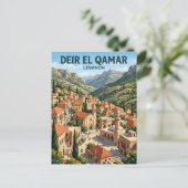 Deir el Qamar Libanon Briefkaart (Staand voorkant)