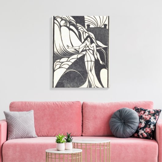 Deirdre Canvas Afdruk (Insitu (Woonkamer))