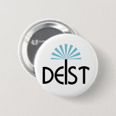 Deïst - Deïsme Knop Ronde Button 5,7 Cm (Voorkant /achterkant)