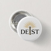 Deïst - Deïsme Verlichtingsfilosofie Ronde Button 3,2 Cm (Voorkant /achterkant)