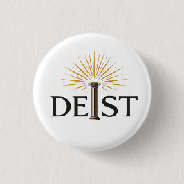 Deïst - Deïsme Verlichtingsfilosofie Ronde Button 3,2 Cm