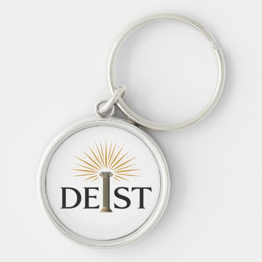 Deïst - Deïsme Verlichtingsfilosofie Sleutelhanger (Voorkant)