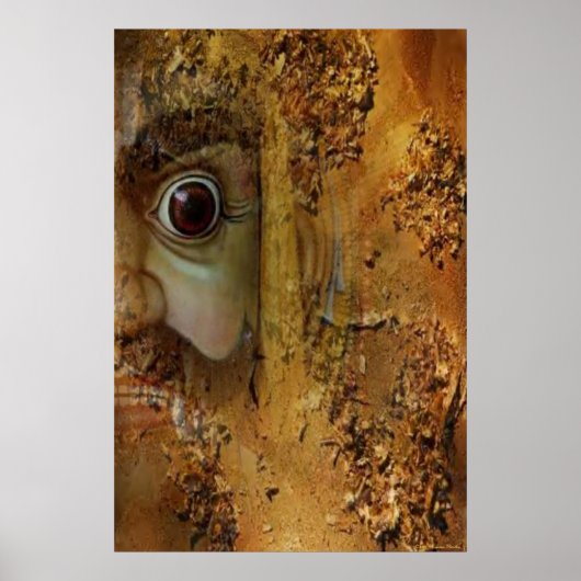 Deity Abstract afdrukken Poster (Voorkant)