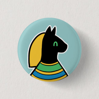 Deity : Bastet Ronde Button 3,2 Cm