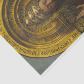 Deity Enthroned, Christus, het Gent Altarpart Tissuepapier (Detail)