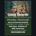 Deity God Statue, Hindu Event Adverteren Flyer<br><div class="desc">Godzijdank,  hindoe-evenement Adverteren broers door de winkel van het Visitekaartje.</div>