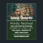 Deity God Statue, Hindu Event Adverteren Flyer<br><div class="desc">Godzijdank,  hindoe-evenement Adverteren broers door de winkel van het Visitekaartje.</div>