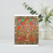 DEITY LORD GANESH HINDU BRIEFKAART (Staand voorkant)
