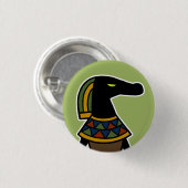 Deity : Sobek Ronde Button 3,2 Cm (Voorkant /achterkant)
