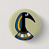 Deity : Thoth Ronde Button 3,2 Cm (Voorkant)