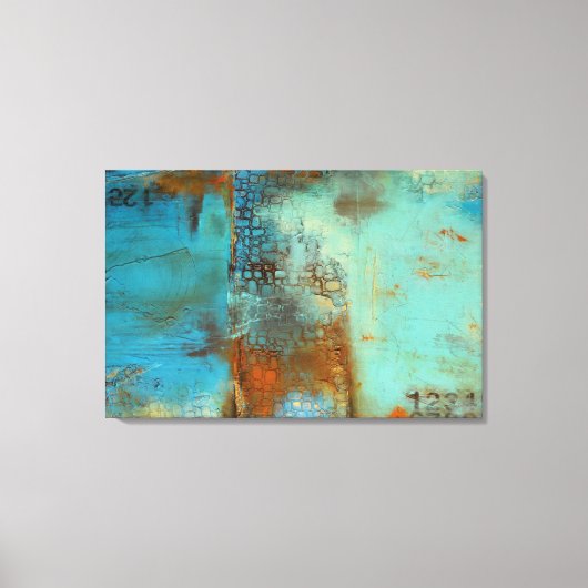 Deja Blue Canvas Afdruk (Voorkant)