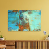 Deja Blue Canvas Afdruk (Insitu (Woonkamer))