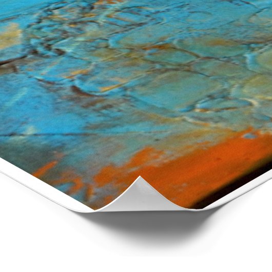 Deja Blue Poster (Hoek)