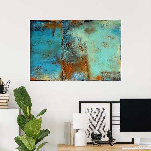 Deja Blue Poster (Thuiskantoor)