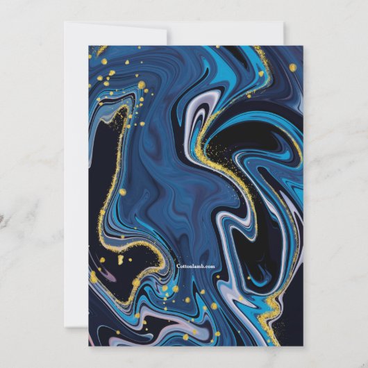 Deja Blue Religious Kaart (Achterkant)