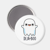 Deja Boo Funny Ghost Pun Magneet (Voorkant / Achterkant)