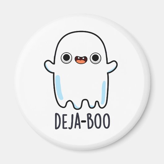 Deja Boo Funny Ghost Pun Magneet (Voorkant)