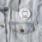 Deja Boo Funny Ghost Pun Ronde Button 5,7 Cm (In situ)