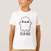 Deja Boo Funny Ghost Pun T-shirt (Voorkant)