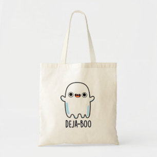 Deja Boo Funny Ghost Pun Tote Bag