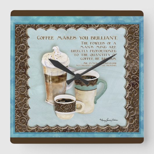 Deja Brew Coffee maakt je een briljante klok (Voorkant)