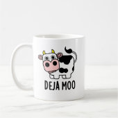 Deja Moo Funny Koe Pun Koffiemok (Links)