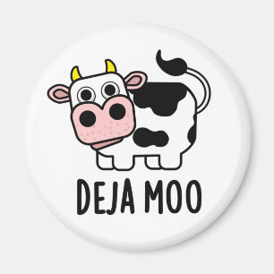 Deja Moo Funny Koe Pun Magneet