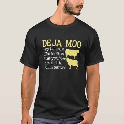 Deja Moo Koe T-shirt (Voorkant)